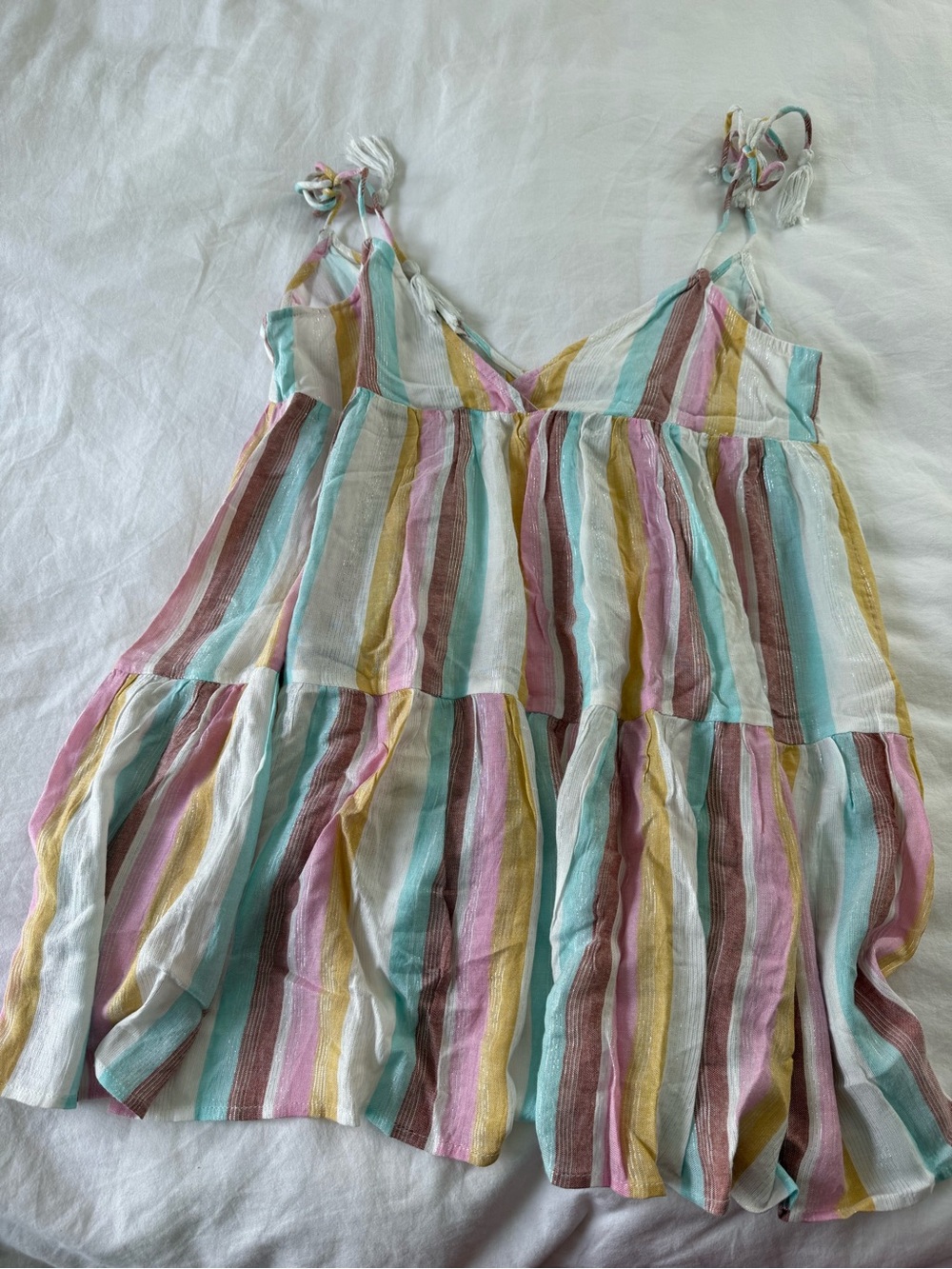 l*space Pastel Multi-Stripe Summer Dress